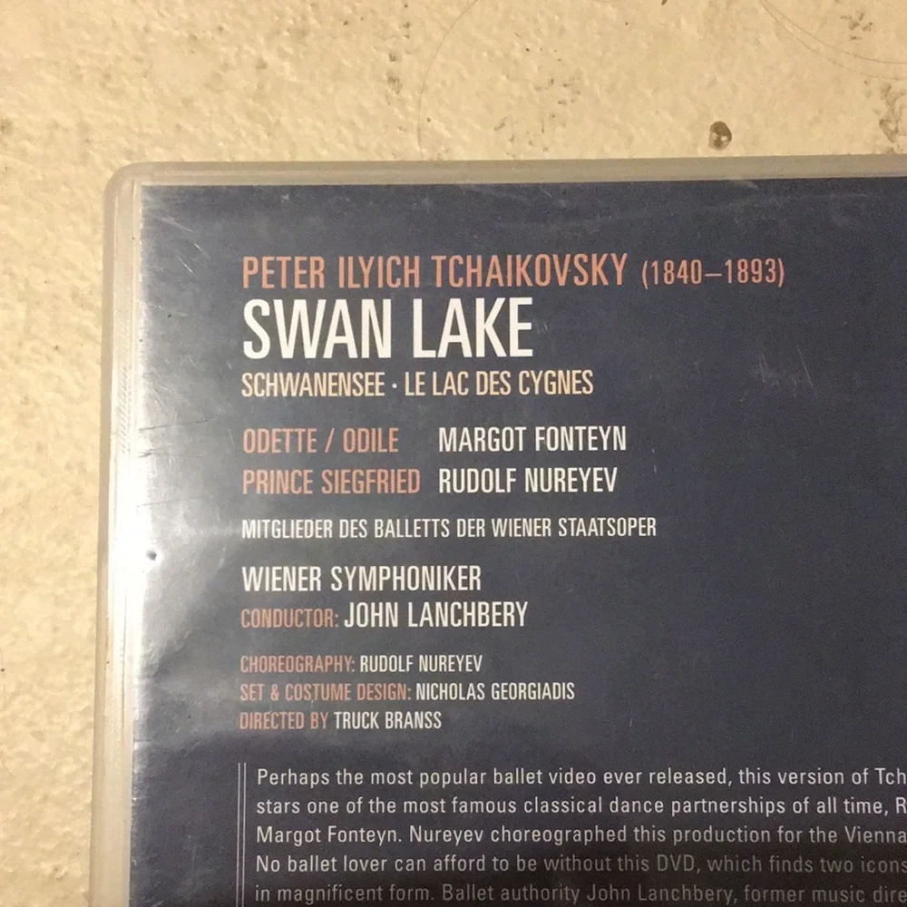 Swan Lake DVD by Deutsche Grammophon